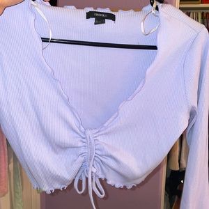 Forever 21 Purple crop top 💜